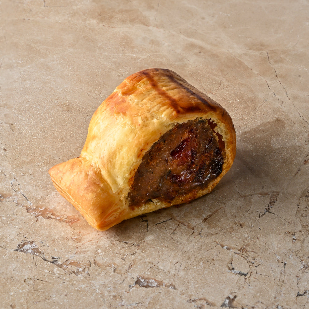 Chunky ham hock, sage, marmalade sausage roll