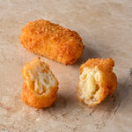 Mac-n-cheese croquette with cheesy dipping sauce