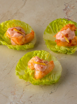 Prawn cocktail, baby gem, smoked paprika