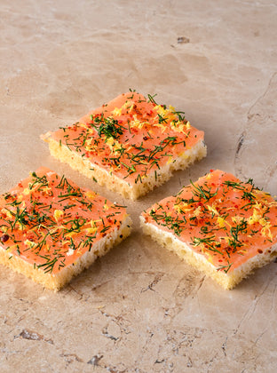 Smoked Loch Duart Salmon, brioche, lemon creme, dill, cracked pink pepper